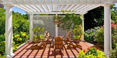 Pergola: 130 fotky profesionálních moderních řešení pro použití a dekorace